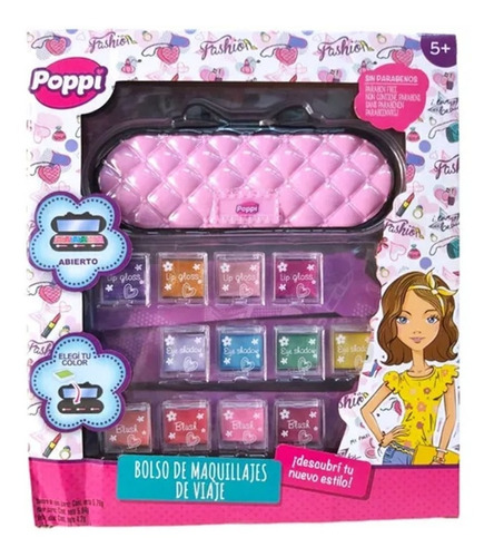 Bolso De Maquillajes De Viaje Poppi Infantil Blister