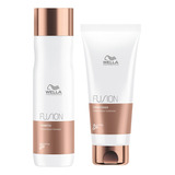 Kit Shampoo Y Acondicionador Sin Sulfato Wella Fusion 250 Ml