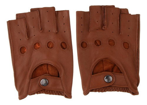 Guantes De Ciclismo Retro De Piel Sintética Para Hombre, Sin