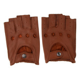 Guantes De Ciclismo Retro De Piel Sintética Para Hombre, Sin