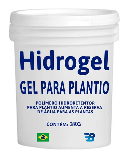 Gel De Plantio/hidrogel/gel Agrícola - 3 Kilos - O Melhor