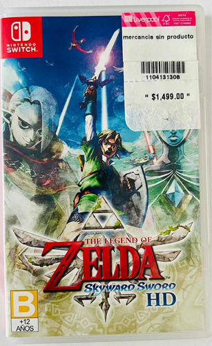 Videojuego The Legent Of Zelda Hd Nintendo Swich