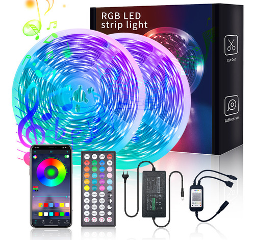 Tiras Led Rgb 40 Metros Wifi Luces Led Bluetooth App Control