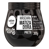 Salon Line Tô De Cacho Máscara Matizadora Preta 300g