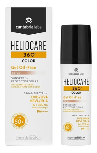 Heliocare 360 Color Gel Oil Free Beige 50 Ml