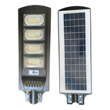 Luminária Pública Solar C/ Sensor E Controle Remoto Led 200w