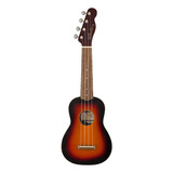 Fender Venice Soprano Uke,  2-color Sunburst Ukulele