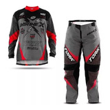 Conjunto Roupa Motocross Trilha Insane Pro Tork Calça Camisa
