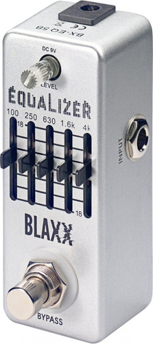 Pedal Mini Stagg Blaxx Ecualizador 5 Bandas True Bypass