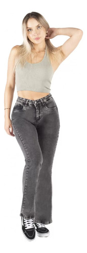 Jeans Mujer Mohicano Push In Push Up Flare Nn