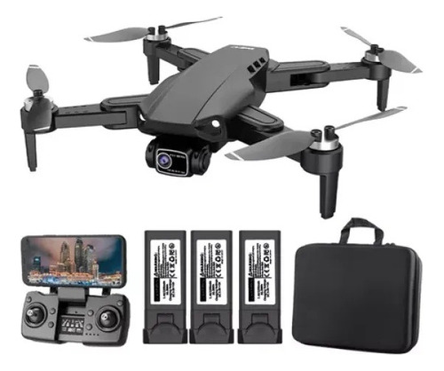 Mini Drone L900 Pro Se Con Cámara 4k Negro 5ghz 2 Baterías