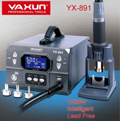 Máquina Retrabalho Ar Quente Profissional Yaxun Yx891 220v