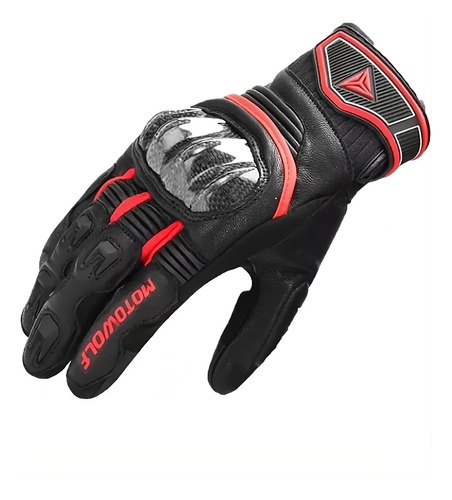 Guantes Moto Motowolf Piel Proteccion Certificados Premium