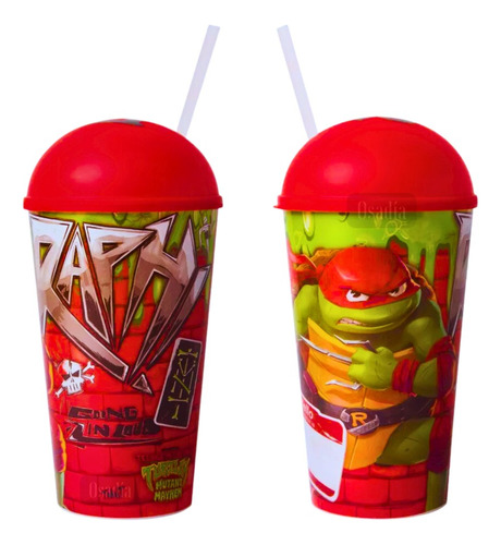 Vaso Tortugas Ninja Caos Mutante Domo Coleccionable Cine 