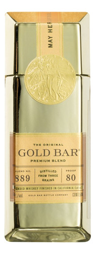 Miniatura Whisky Gold Bar 50ml (vidrio)