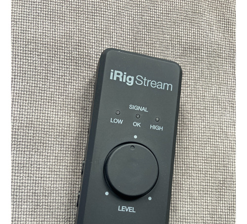 Irig Stream Interfaz De Audio De Transmisión ! Color Negro