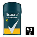 Rexona Desodorante En Barra Antitranspirante V8 X 50g