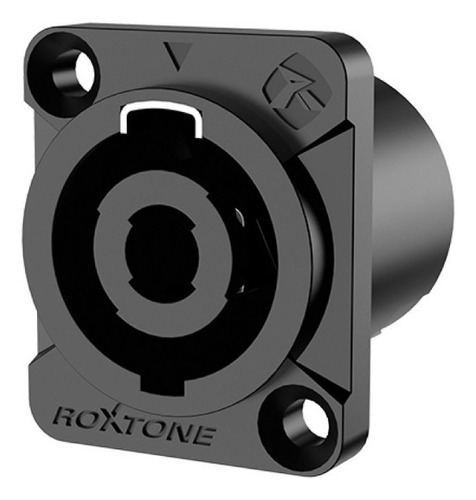 Conector Roxtone Speakon 4 Polos Macho Para Chasis