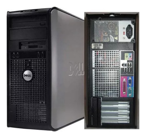 Gabinete Dell Optiplex 755 + Fuente 305w + Disketera