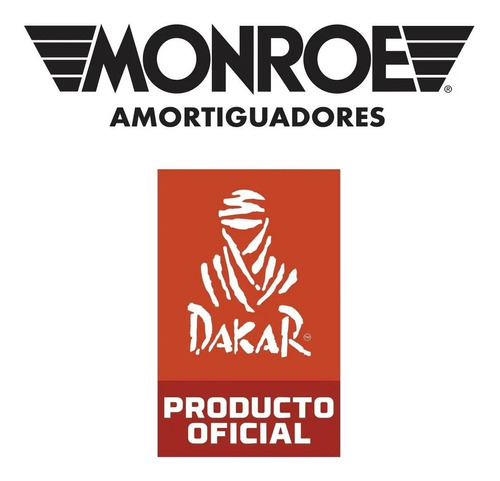 Kit 2 Amortiguadores Monroe Dakar Vw Amarok C/ Fuelle Tope Foto 6