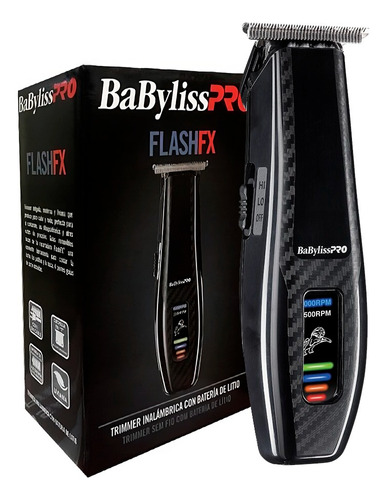 Maquina Babyliss Pro Flashfx By Roger - Não Perca Cor Preto 110v/220v