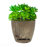 Vaso Pra Planta Decorativo Flores Suculentas Nº2 Marmorizado