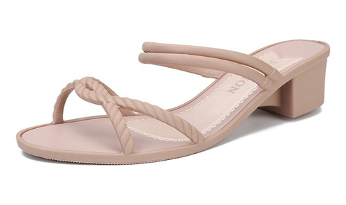 Sandalia Nueva Circeplace Zapato Tacon De Mujer Chancla 