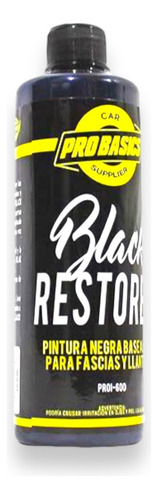 Restaurador De Plásticos Black Restorer Hasta 12 Meses 250ml