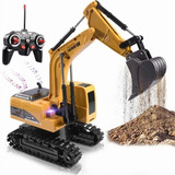 Excavadora De Control Remoto De Juguete 1:24 Para Coche, Grú