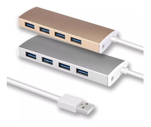 Hub Usb 3.0 Slim Multiplicador 4 Puertos Usb Hasta 5gbps