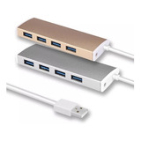 Hub Usb 3.0 Slim Multiplicador 4 Puertos Usb Hasta 5gbps