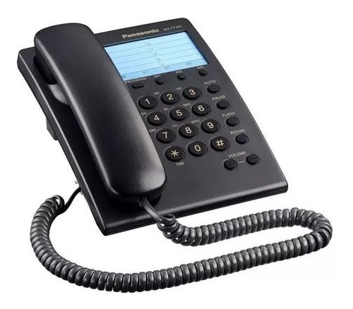 Telefone Com Fio Panasonic Kx-t7701br-b 