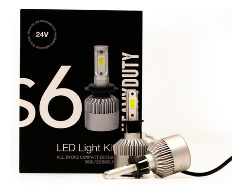Kit Cree Led 24v H1 H3 H7 H11 22000lm Camiones Micro Agro