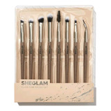 Sheglam Kit De Pincéis Glam Fam Para Maquiagem 