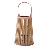 Portavelas De Madera Para Velas Votivas, Farol De 22cmx46cm