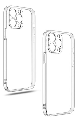 2×funda Silicona Suave Para iPhone Teléfono, Color Sólido