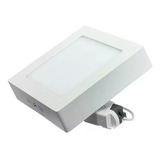 Plafon Foco Led Sobrepuesto Cuadrado 18w