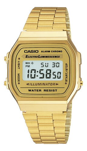 Reloj Retro Casio A168wg-9 Dorado Vintage 