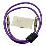 Cable 1 Rca Macho A 1 Rca Macho 1m Violeta