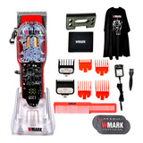 Kit Maquina De Cortar Cabelo Wmark Ng 409 Lamina Com Base