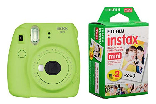Fujifilm Instax Mini 9 Camera Lime Green - Con Fujifilm Inst