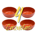 Cazuela De Barro Esmaltada Apilable N 14 Blum X 4 Unidades