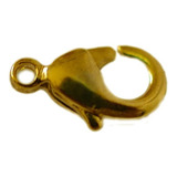 Fecho Lagosta Banho Ouro 18k - 10 Mm (3un) Fl-487