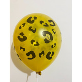 10 Globos Impresos  Animal Print Latex 12 