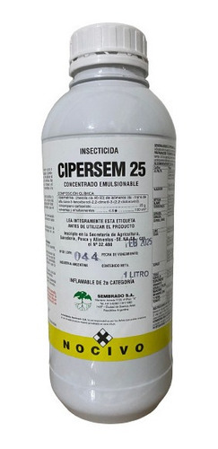 Cipermetrina 25% X 1lt Mosquitos