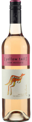 Vinho Rose Suave Australiano Yellow Tail Pink Moscato 750ml