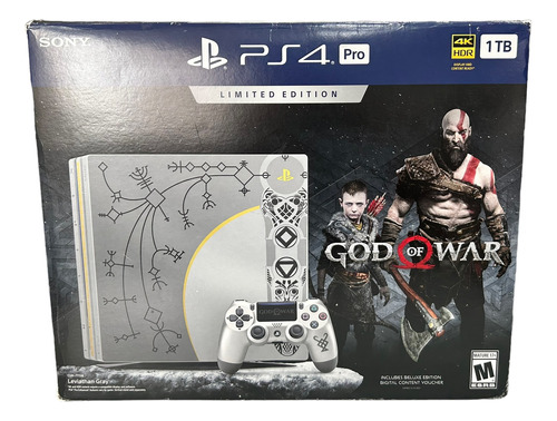 Playstation 4 Pro 1tb God Of War Limited Edition Ps4 Pro