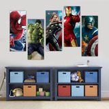 Cuadros Infantiles Superheroes Marvel  Avengers