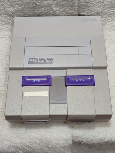 Super Nintendo Fat Somente O Console Funcionando Normal