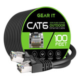 Cable Ethernet Cat6 Para Exteriores 100 Pies 23 Awg De ...